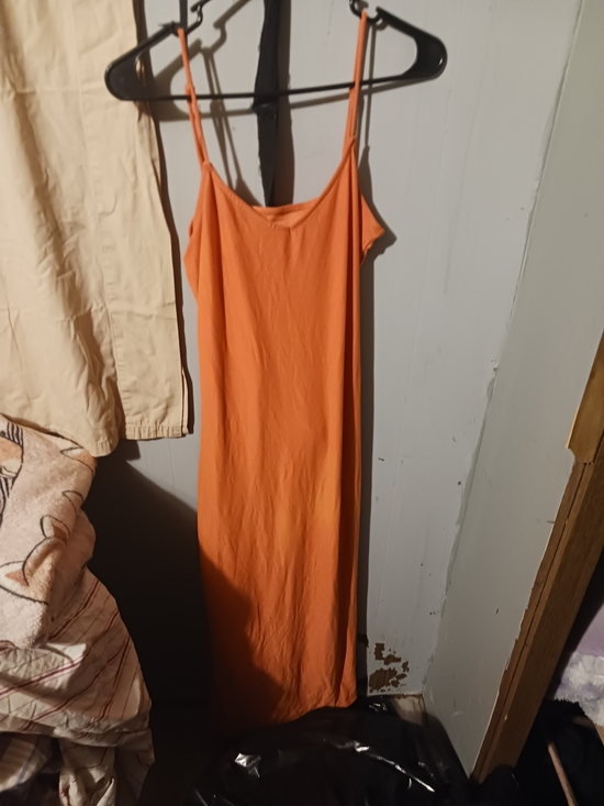 No Boundaries Dresses & Skirts - No Boundaries Orange Maxi Slip Dress